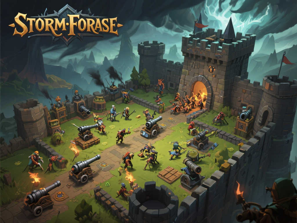 Steam全新肉鸽塔防力作《风暴要塞》震撼来袭，即将上线！