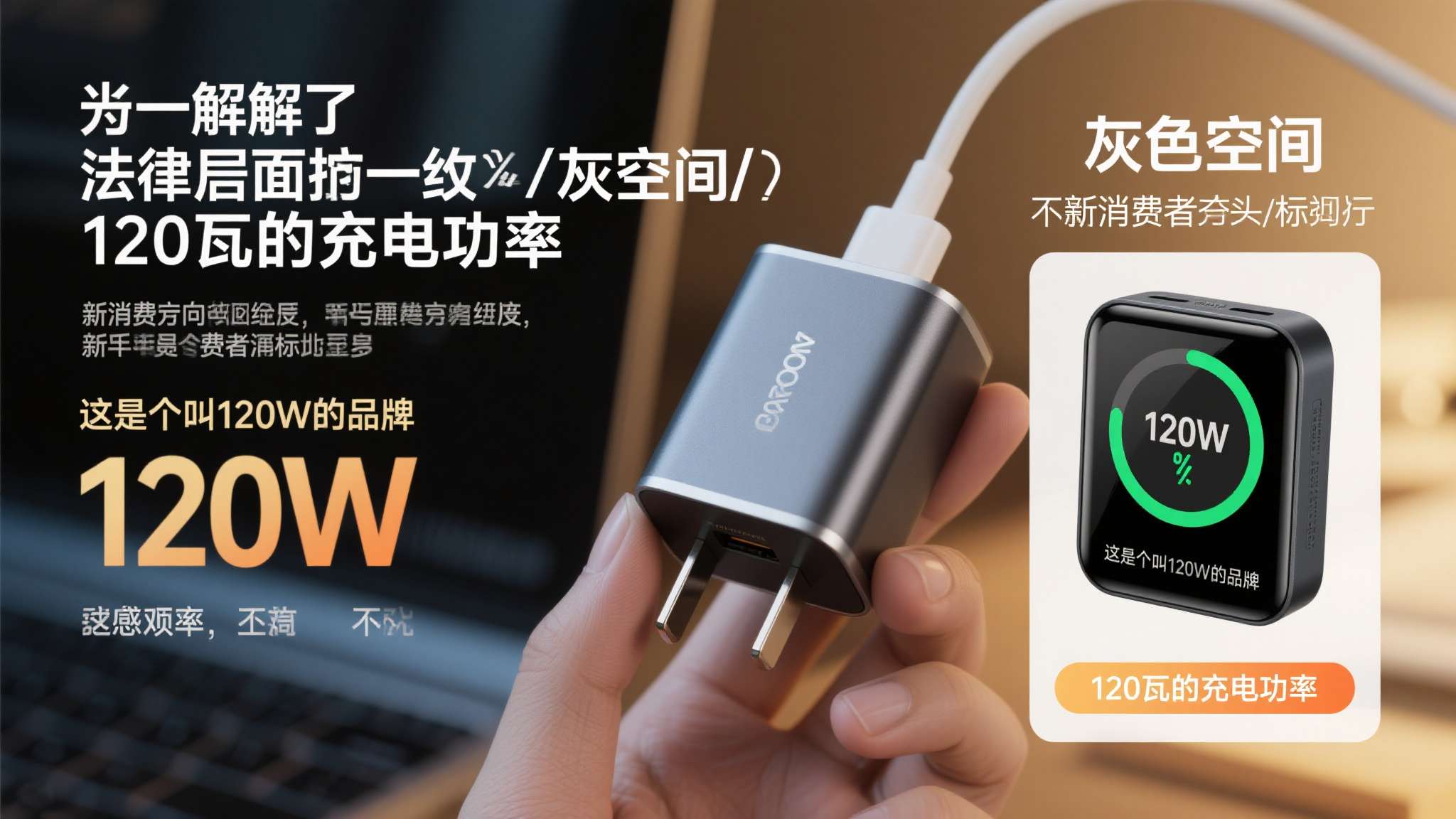 120w充电器功率是多少 这一解释虽然在法律层面存在一定的"灰色空间",但从消费导向来看,无疑是一种典型的